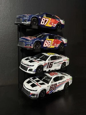 3D Printed 4 Tier Angled 1/24 Scale Nascar Display Stand. No Cars Included. - Image 1 of 2
