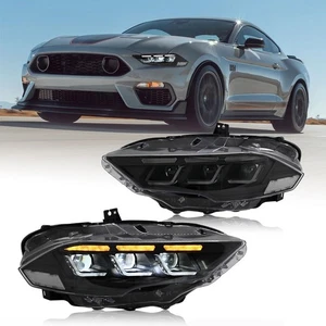COOLAND LED Headlight For 2018-2023 Ford Mustang Coupe 2-Dr 2024 Style Headlamp - Picture 1 of 18