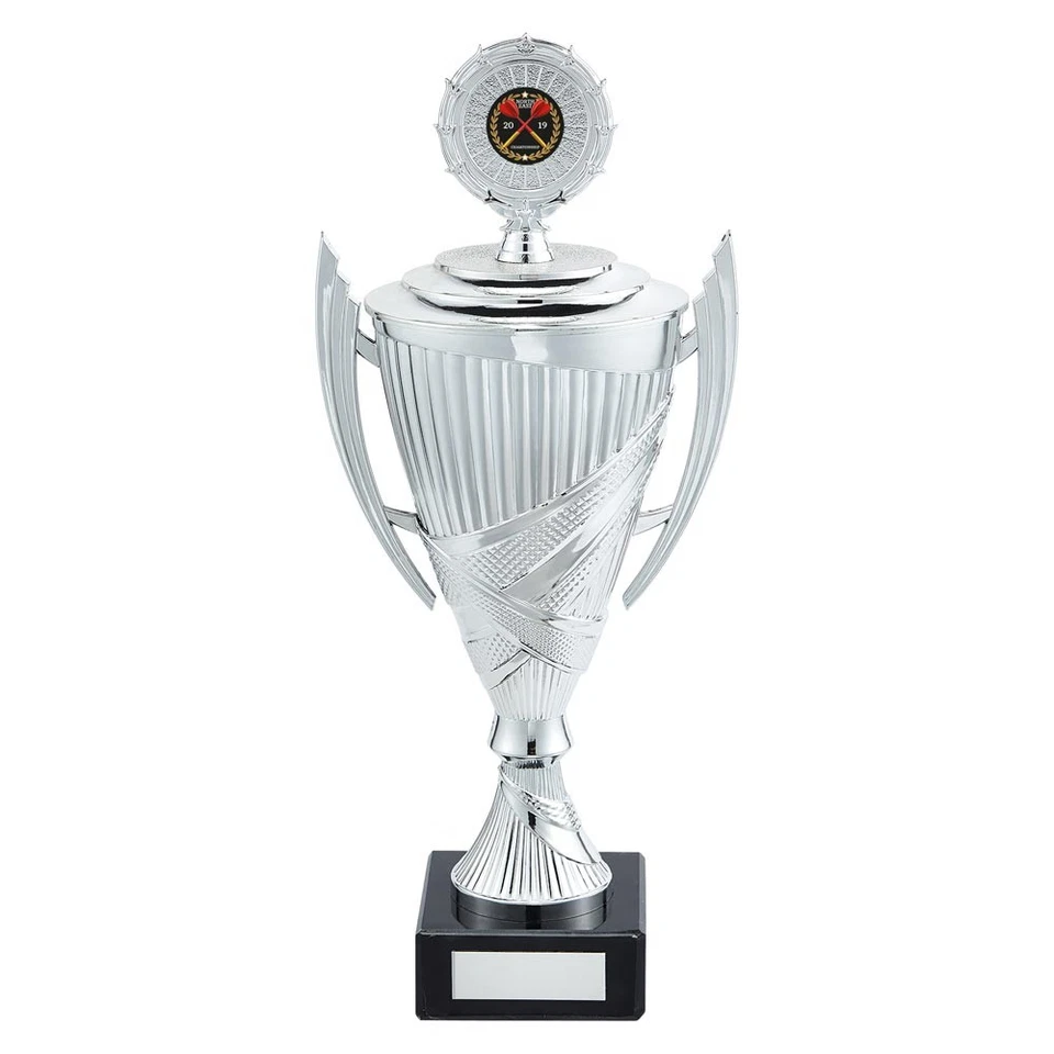 Crusader Plastic Cup Silver 325mm FREE Trophy Engraving - Image 1 of 1