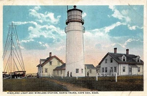 #K1458 NORTH TRURO, MA. POSTAL, HIGHLAND LIGHT HOUSE - Imagen 1 de 2