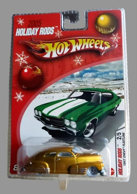 2005 Hot Wheels 1947 CHEVY FLEETLINE Holiday Rods Satin GOLD #2/5 1:64 WW  RRBNG - Image 1 of 4