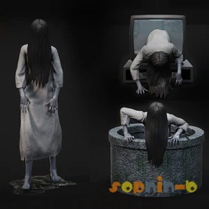 Sadako The Ring Resin Horror Model Kit Unpainted 3d Printed GK Statue Figure - Picture 1 of 4