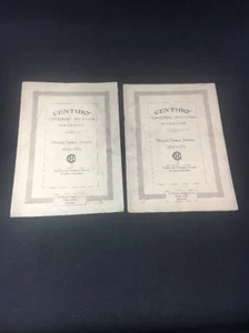 Coppia programmi riviste teatro dell'opera 1914 1915 secolo Aida signora farfalla - Foto 1 di 12