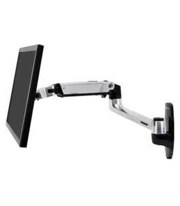 Ergotron LX Wall Mount Monitor Arm up to 34" (Polished Aluminum) 45-243-026 - Picture 1 of 4