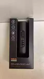 Halfords Advanced 500 Lumen Front Bike Light Bicycle USB Rechargeable New - Picture 1 of 5