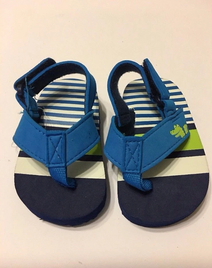 Boys Beach Flip Flops Shoe Size 3 Blue Kids - Image 1 of 1