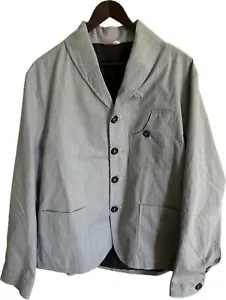 Rara giacca da segnalatore Oliver Spencer con collo scialle ad anello SACK COAT taglia 44 usata in ottime condizioni - Foto 1 di 12