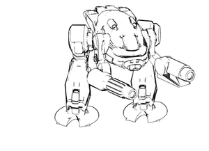 Maelstrom MTR-5K | CGL 1:265 Battlemech | Battletech Miniature - Picture 1 of 1