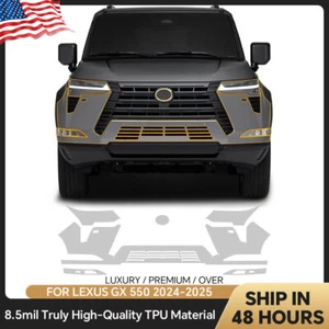 For Lexus GX550 Luxury/Over/Premium Front Bumper Precut Paint Protection Film - Picture 1 of 20