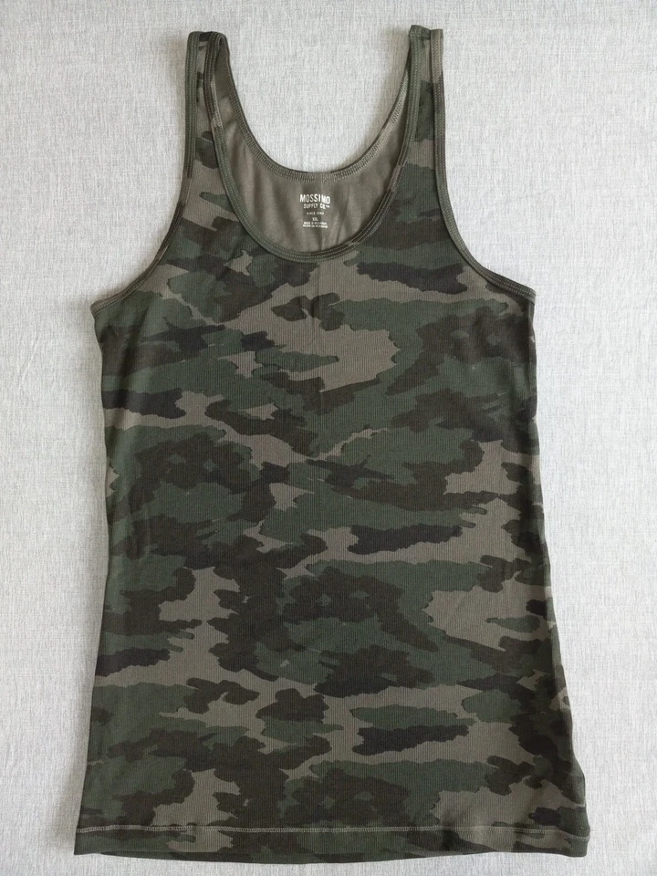 Blusa Top Mossimo Supply Company Para Mujer 2XL Elastizada Coumaflage Verde Militar Foto 1 de 4