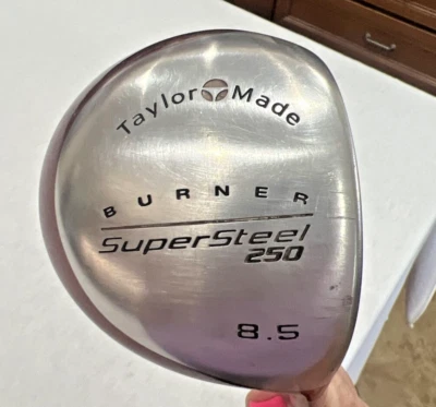 Taylormade Burner Supersteel 250 8.5* Driver RH S-90 Bubble Shaft 45" - Image 1 of 4