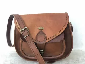 11" Cuero Monedero Mujer Hombro Bolso de Mano Mensajero Botón Presión - Imagen 1 de 5