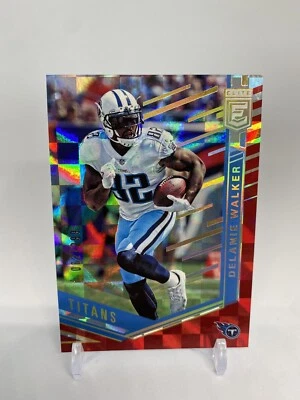 2018 Panini Donruss Elite Football Delanie Walker #54 Red /299 (BP) - Image 1 of 2
