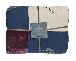 Pottery Barn Kids Harry Potter Patchwork Heirloom Full/Queen Quilt OB NWT - Picture 1 of 6
