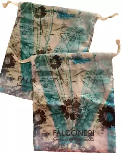 Set n. 2 Pochette Sacche Da viaggio Falconieri Originale - Foto 1 di 3