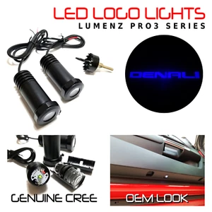 2 Door Retrofit LED Puddle Light Kit Ghost Shadow for GMC Denali - Blue - Foto 1 di 7