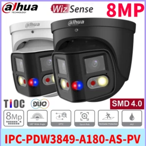 Dahua IPC-PDW3849-A180-AS-PV 8MP 2-Way Talk TiOC SMD4.0 180° Panoramic IP Camera - Picture 1 of 23