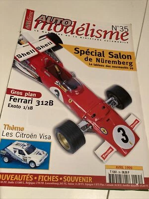 Modelo de carro nº 35 1999 Ferrari 312B Nuremberg Show Citroën Visa Etc - Imagem 1 de 4