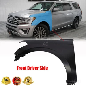 Front Driver Side Fender For 2018-2024 Ford Expedition Primed Steel Exact Fit - Picture 1 of 14