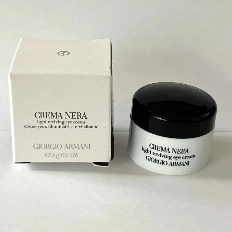Giorgio Armani Crema Nera легкий восстанавливающий крем для глаз 5 г/0,17 унц образец размер новый в коробке - Изображение 1 из 1