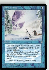 Magic The Gathering Ice Age Clairvoyance - Picture 1 of 2