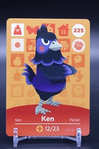 Ken # 225 Animal Crossing Amiibo Card AUTHENTIC Series 3 NEW NEVER SCANNED! - Picture 1 of 2