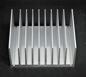 1pc Transistor SSR TO-220 TO-3P Aluminum Heat Sink * 120x55mm WxH L=100mm Flat - Picture 1 of 6
