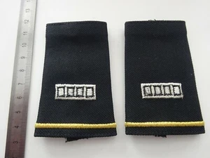 Coprispalle US Black S. Shoulder Marks Warrant Officer WO5 - Foto 1 di 1