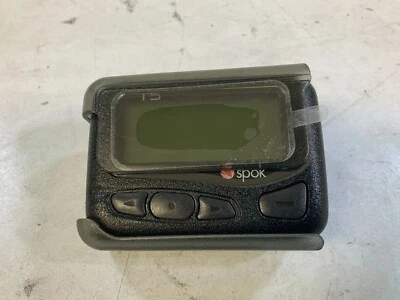 Sun Telecom T5 Spok One-Way Alpha Numeric Encrypted Pager System Black (C4B*) - Image 1 of 3