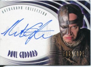 Farscape Season 3 Autograph Card A13 Paul Goddard
