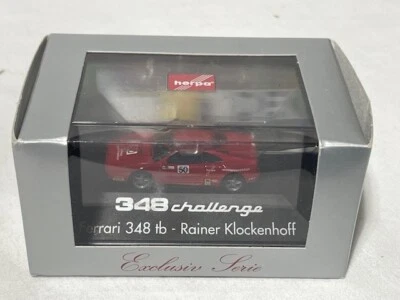 Herpa 法拉利 348 挑战赛,Rainer Klockenhoff,红色,独家,德国 — 第 1/3 张图片