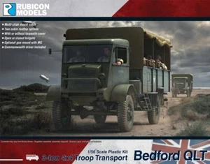 Rubicon Models 280107 - British Bedford QLT 3 toneladas 4x4 transporte de tropas - Imagen 1 de 1