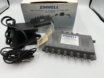 Zinwell SAM-4803 4 x 8 Multi-Switch DirecTv Compatible with 18" x 20"/24" - Image 1 of 4