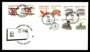 Mayfairstamps US FDC 1983 Transport Combo First Day Cover aas_33937 - Picture 1 of 2
