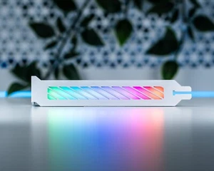 RGB Slotcover | Slotblende | Strix | WHITE / WEIß - Bild 1 von 12