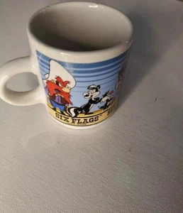 Vintage Six Flags Over Texas 1985 Kaffeetassen Looney Tunes Warner Bro - Bild 1 von 6