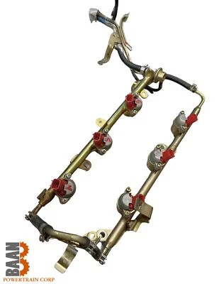 Riel de combustible OEM con inyectores 1995-1996 Nissan Máxima 3,0 L V6 1752238U00 1752238U10 Foto 1 de 4