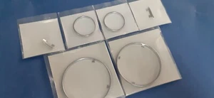 Anillos de racimo cromados calibre inoxidable BMW 95-02 E39 serie 5 y 95-01 E38 serie 7 - Imagen 1 de 5