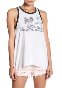 RIP CURL SATURDAY RINGER Beach TANK TOP TEE SHIRT MEDIUM code L104 NWT - Picture 1 of 3