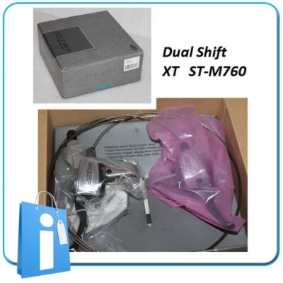 NOS Mandos Cambio Freno Shimano XT ST-M760 9v STi dual control m760 mtb - Bild 1 von 4