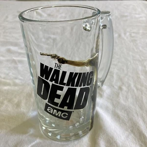 Taza de cerveza de vidrio TWD Walking Dead RICK GRIMES 16 OZ ZOMBIE - Imagen 1 de 7