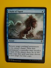 MTG Card. Chain of Vapor. C16. Instant. as pics
