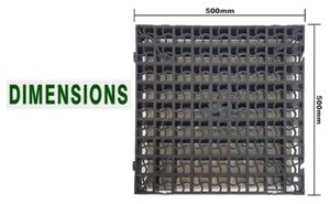 1 x Grass Grid Gravel Drive Paver Base Parking Path Turf Lawn Shed Garden Office - Picture 1 of 17