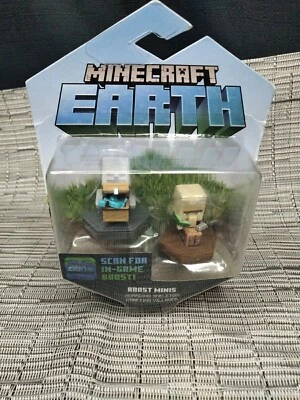 Minecraft Earth Boost Minis Acaparamiento Esqueleto y Artesanía Figuras de Aldeanos  Foto 1 de 3