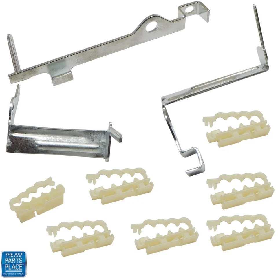 1975-1979 Firebird Spark Plug Wire Retainer Set Pontiac Motor With HEI 10 Pcs - Image 1 of 1