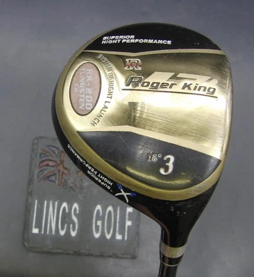 Roger King RK-200 Tungsten 15° 3 Wood Regular Graphite Shaft Black Grip - Image 1 of 4