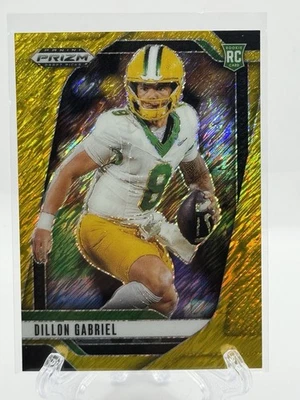 2025 Prizm Draft Picks Dillon Gabriel RC 金色珠光 6/15 俄勒冈鸭 — 第 1/2 张图片