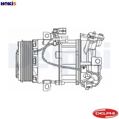 COMPRESSOR AIR CONDITIONING CS20550 FOR RENAULT CLIO/IV/Grandtour/Hatchback 0.9L - Image 1 of 4