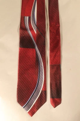 Галстук шелковый Arrow красный абстрактный - Изображение 1 из 3
