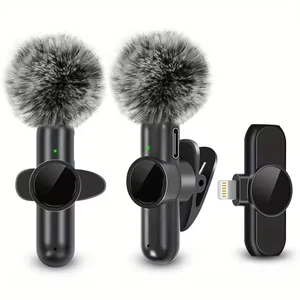 Bluetooth Kabellos Wifi Lavalier Mikrofon Mini Ansteckmikrofon Handy-Live-Stream - Bild 1 von 6